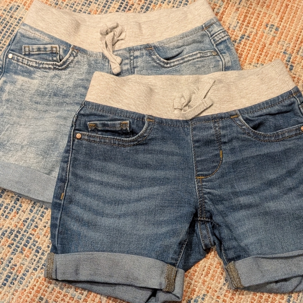 Wonder Nation Pull In Denim Shorts